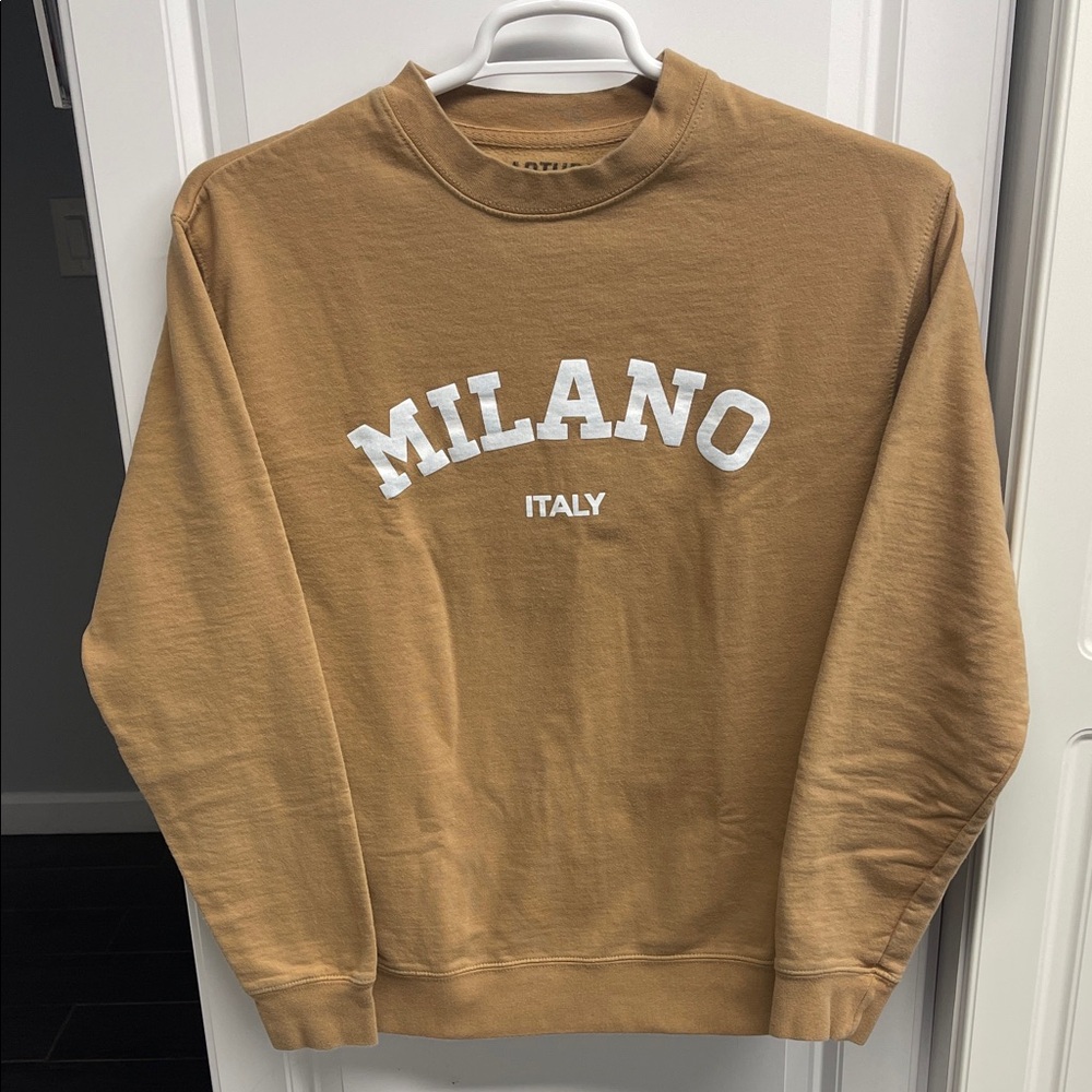 Milano Crewneck in Tan